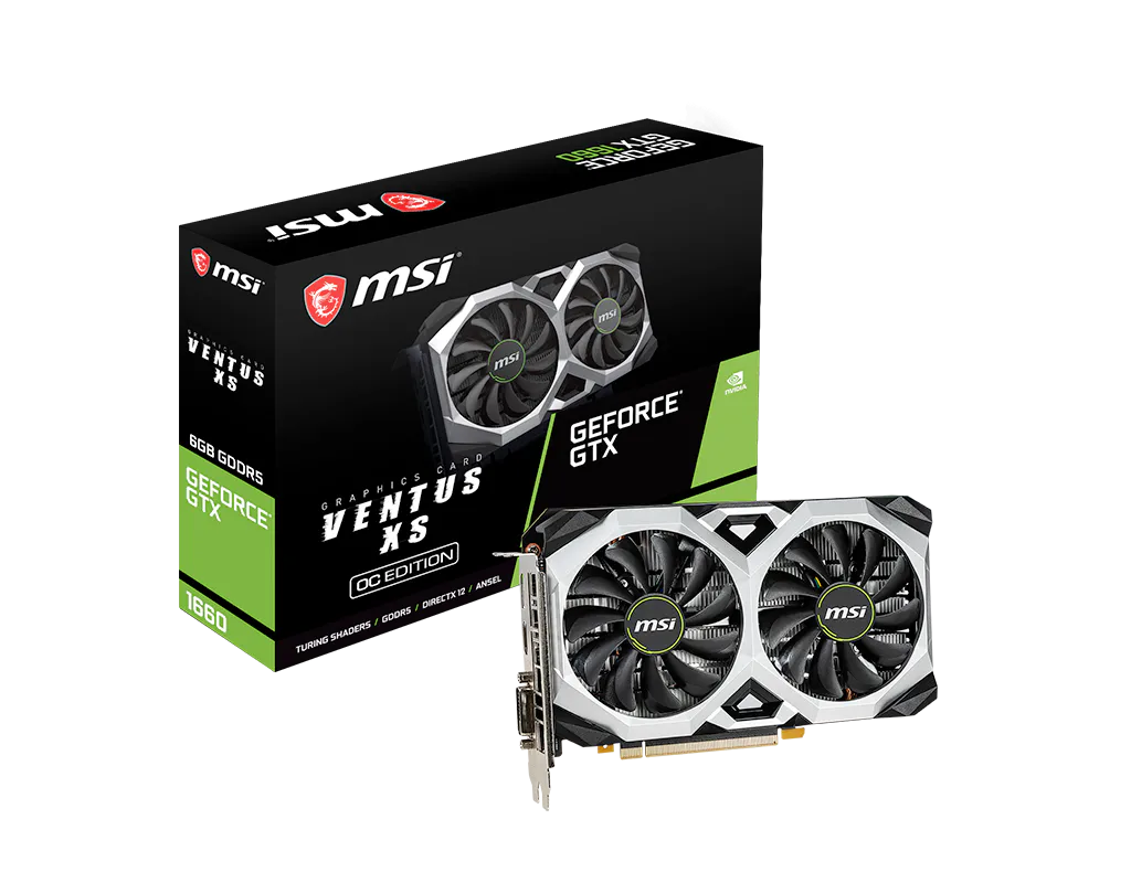 MSI GeForce GTX 1660 VENTUS XS 6G OCV1